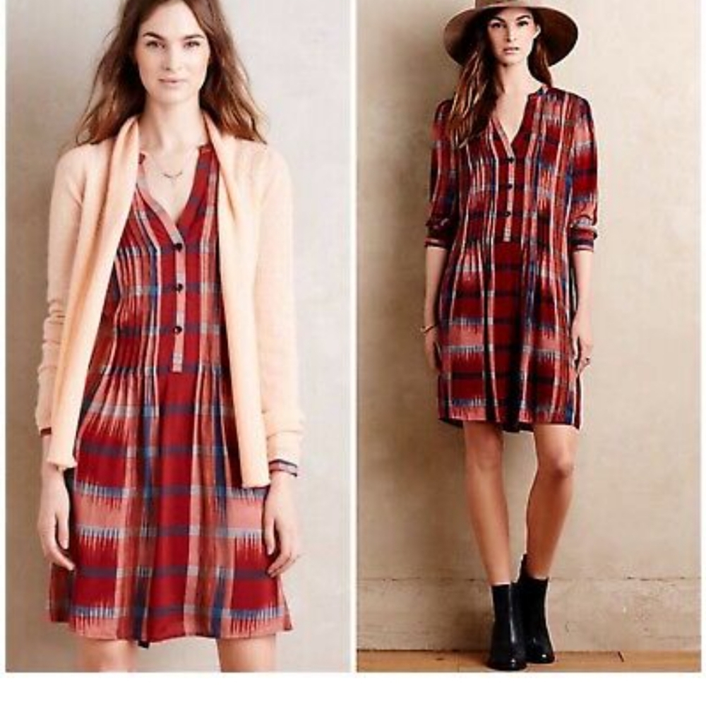 Anthropologie Plaid Dress by 11.1 Tylho